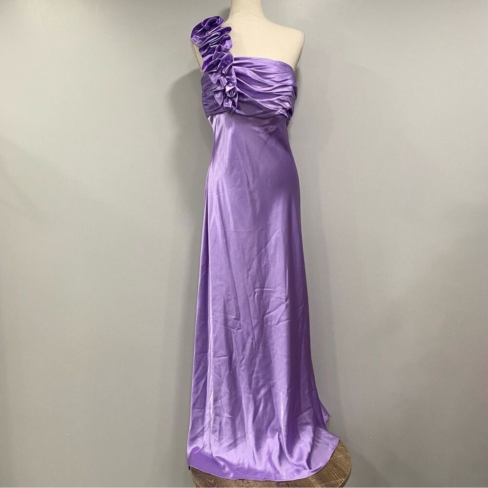VTG JESSICA MCCLINTOCK Gunne Sax 11 Purple Satin Prom Gown Whimsigoth Fairycore